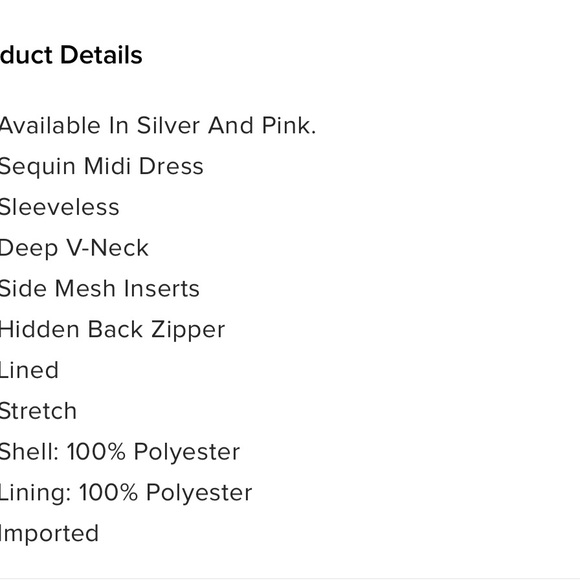 Fashion nova see me shining sequence dress NWT - Picture 4 of 7